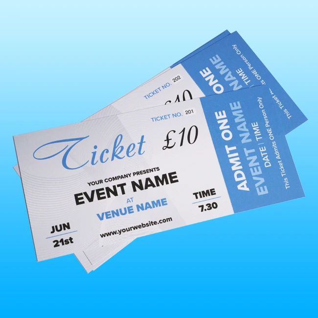 Tickets Printing Gateshead